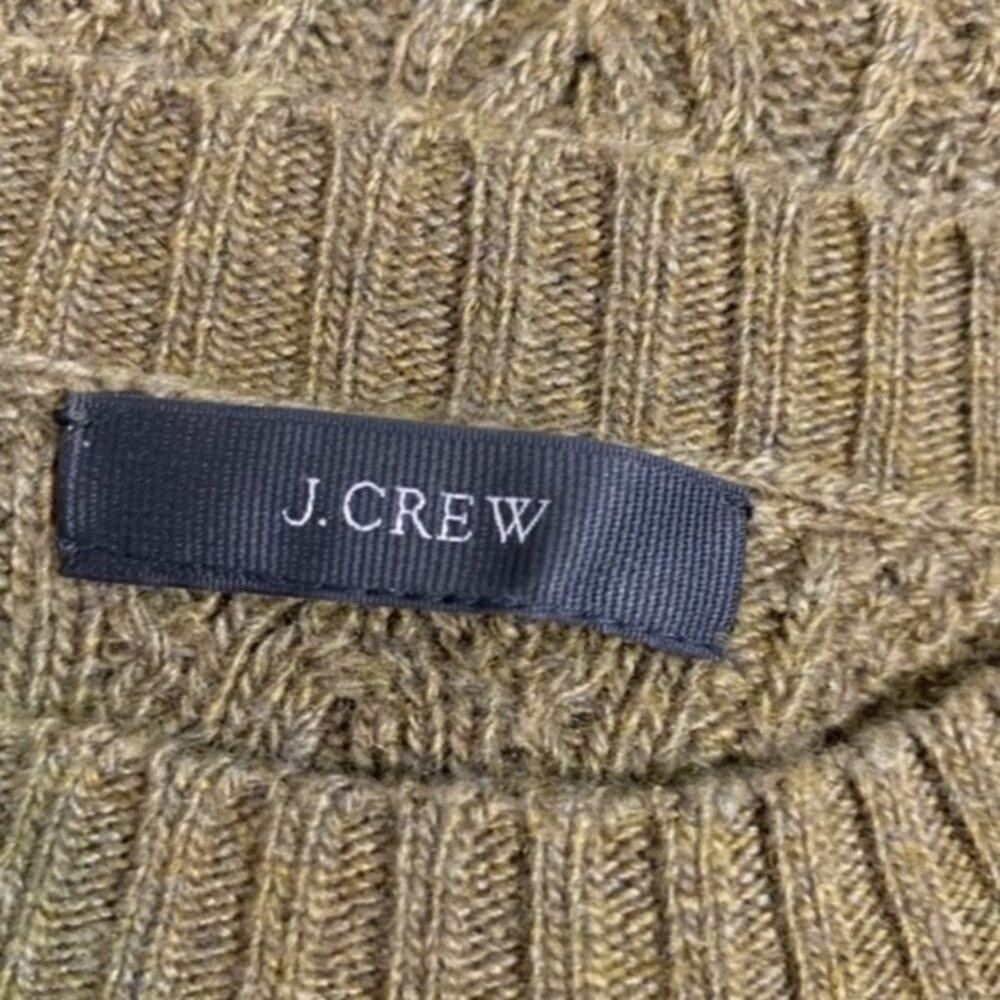 J. Crew flared sleeve cable knit sweater - Picture 2 of 5